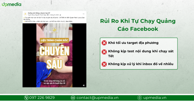 rủi ro khi tự chạy quảng cáo Facebook