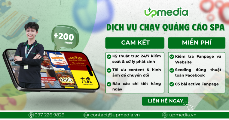 dịch vụ chạy quảng cáo spa