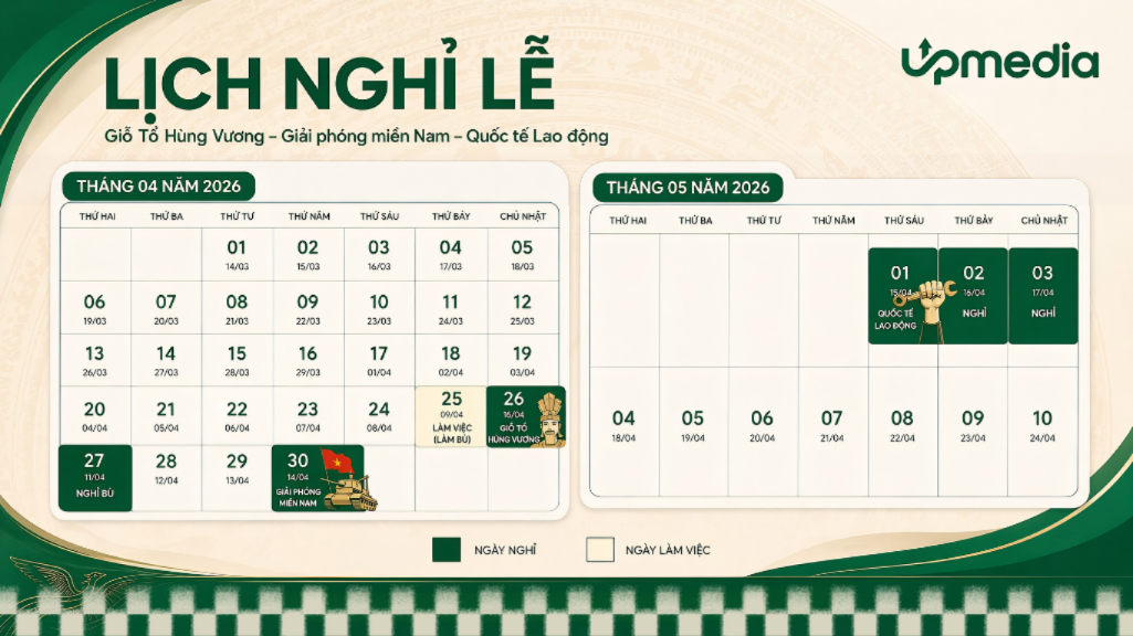 nghỉ lễ